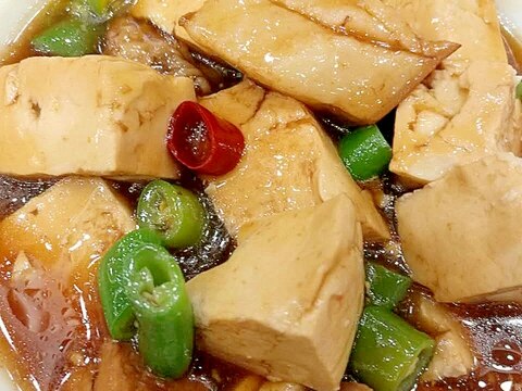 豆腐とマグロの中華煮